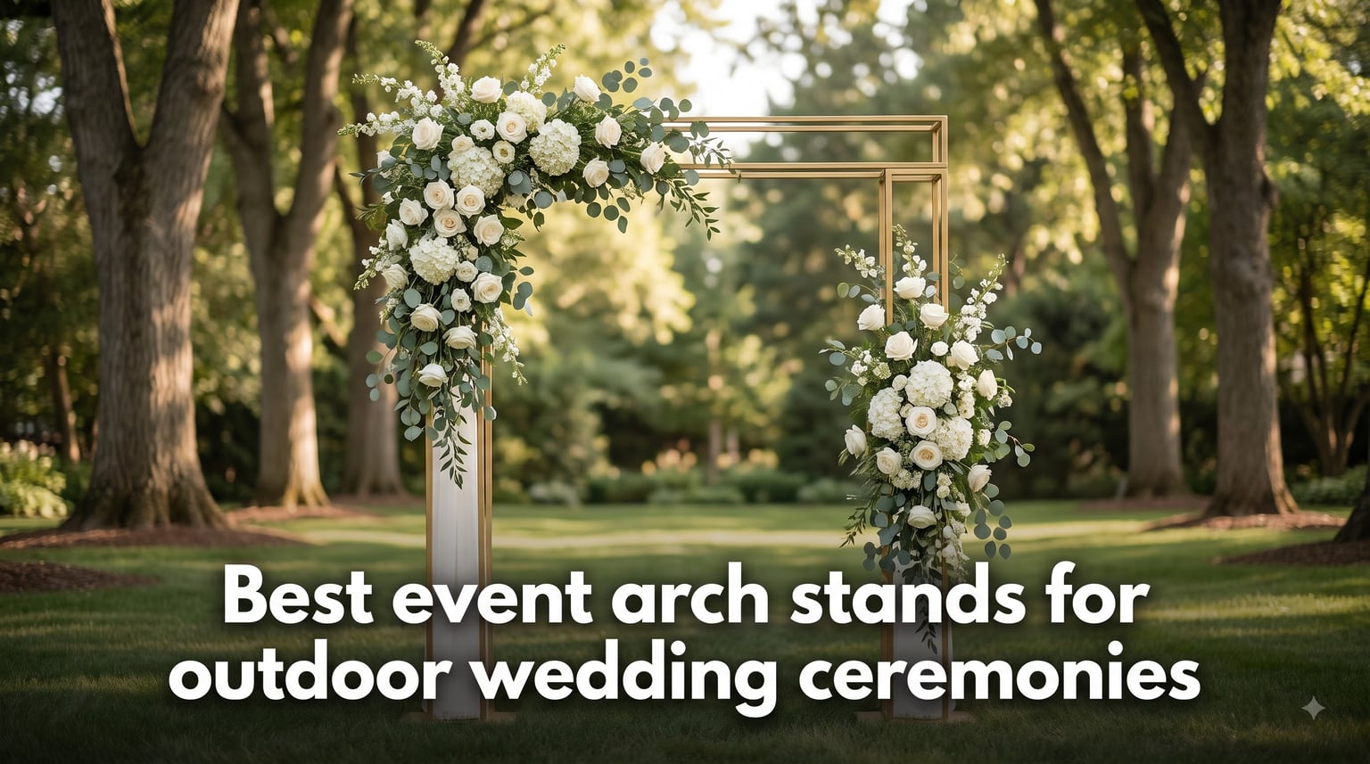 Best event arch stands for outdoor wedding ceremonies