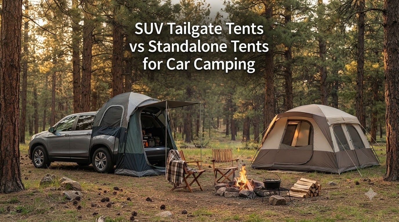 SUV Tailgate Tents vs Standalone Tents for Car Camping