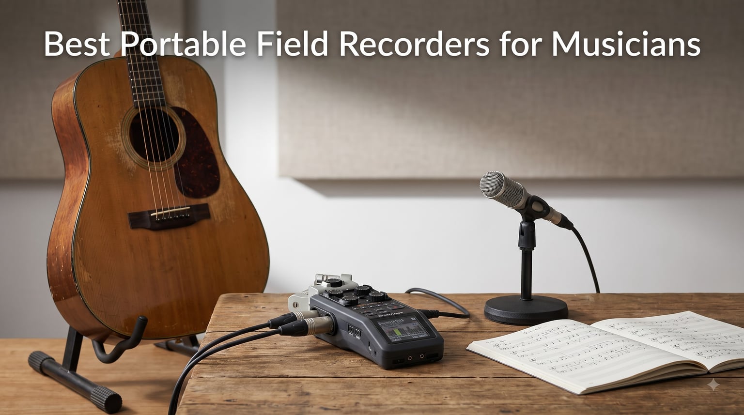 Best Portable Field Recorders for Musicians