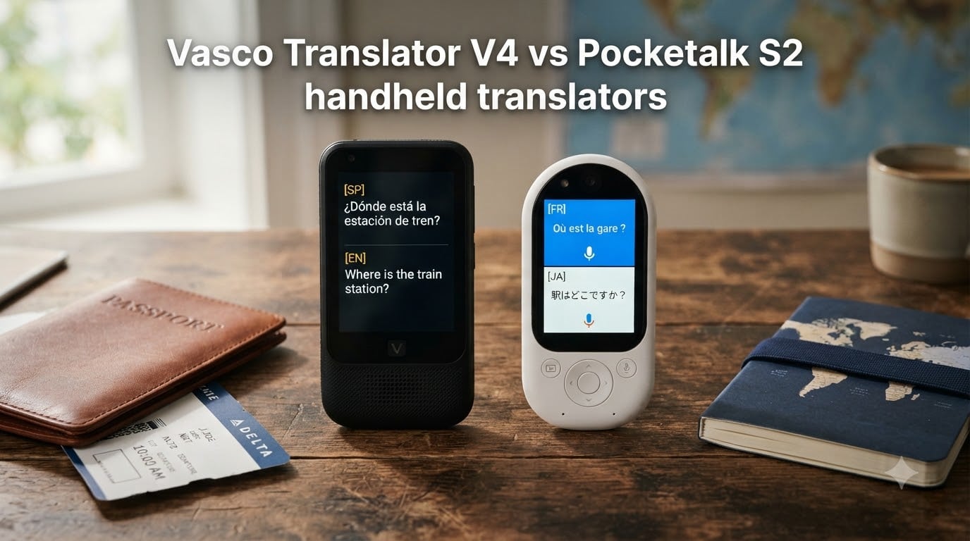 Vasco Translator V4 vs Pocketalk S2 handheld translators