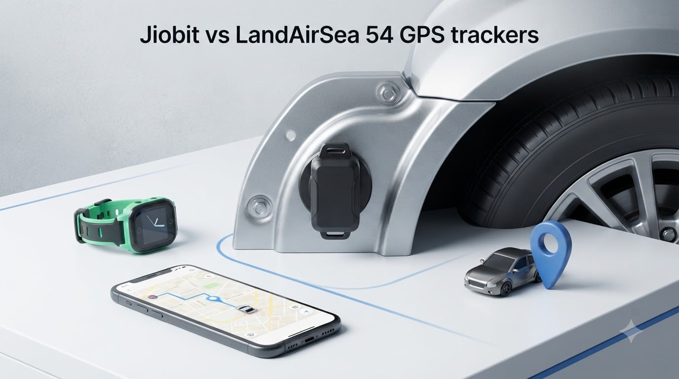 Jiobit vs LandAirSea 54 GPS trackers