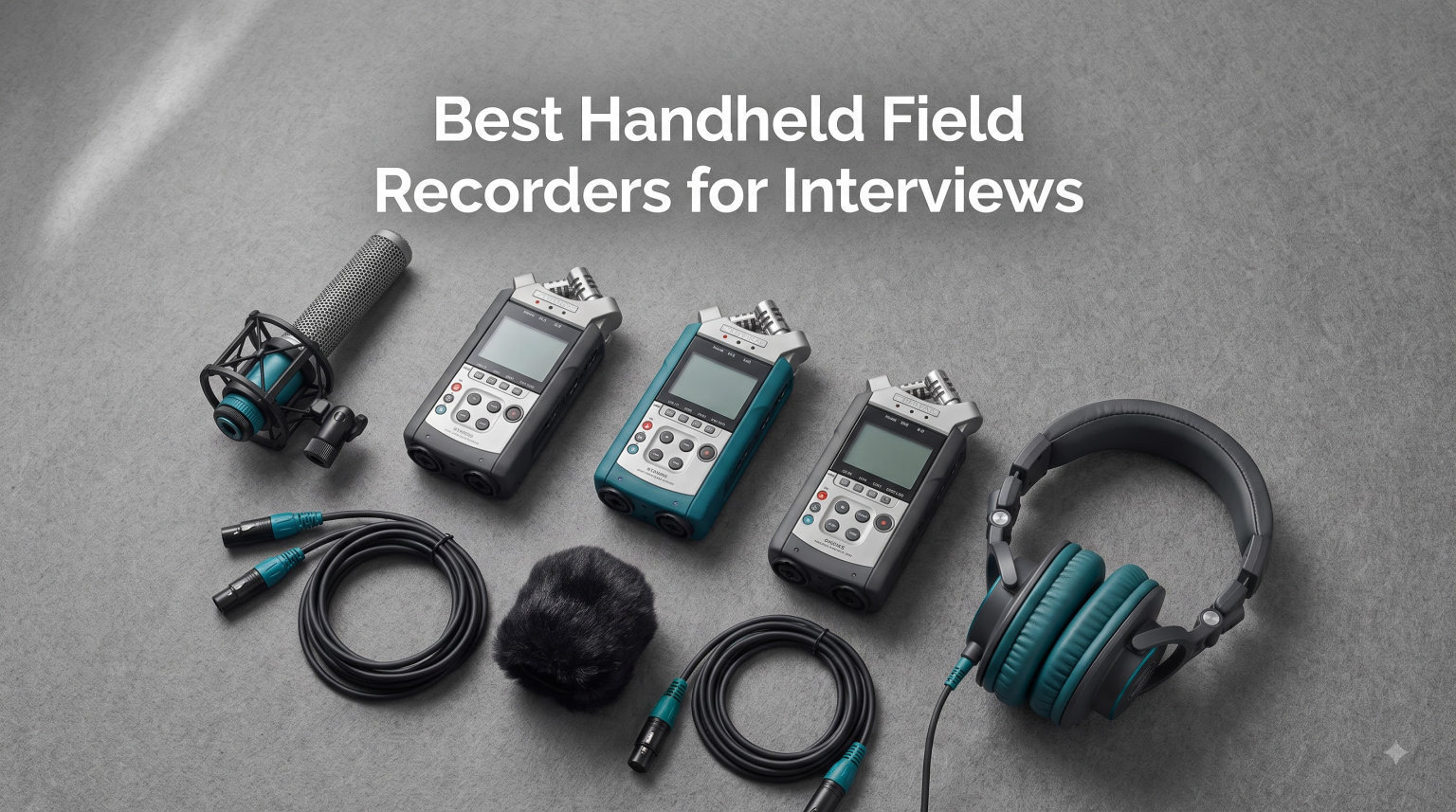 Best Handheld Field Recorders for Interviews