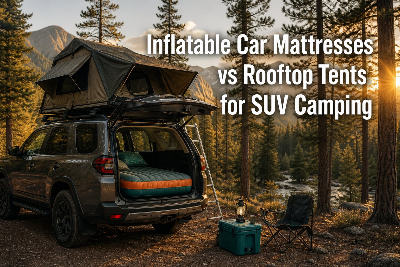 Inflatable Car Mattresses vs Rooftop Tents for SUV Camping