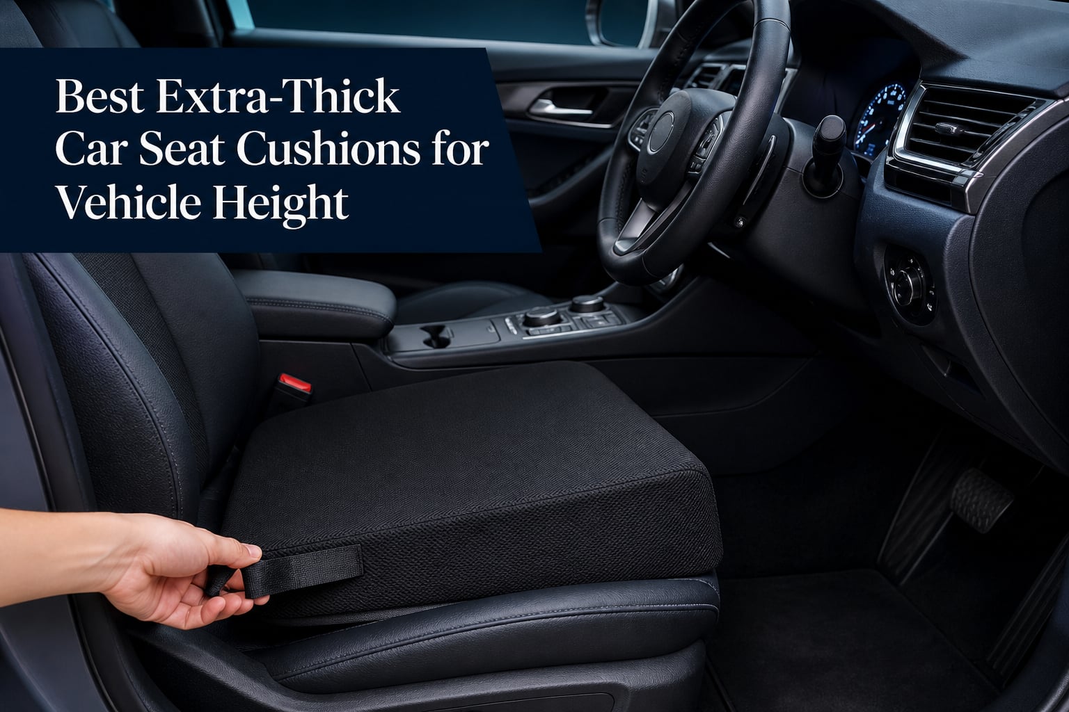 Best Extra-Thick Car Seat Cushions for Vehicle Height