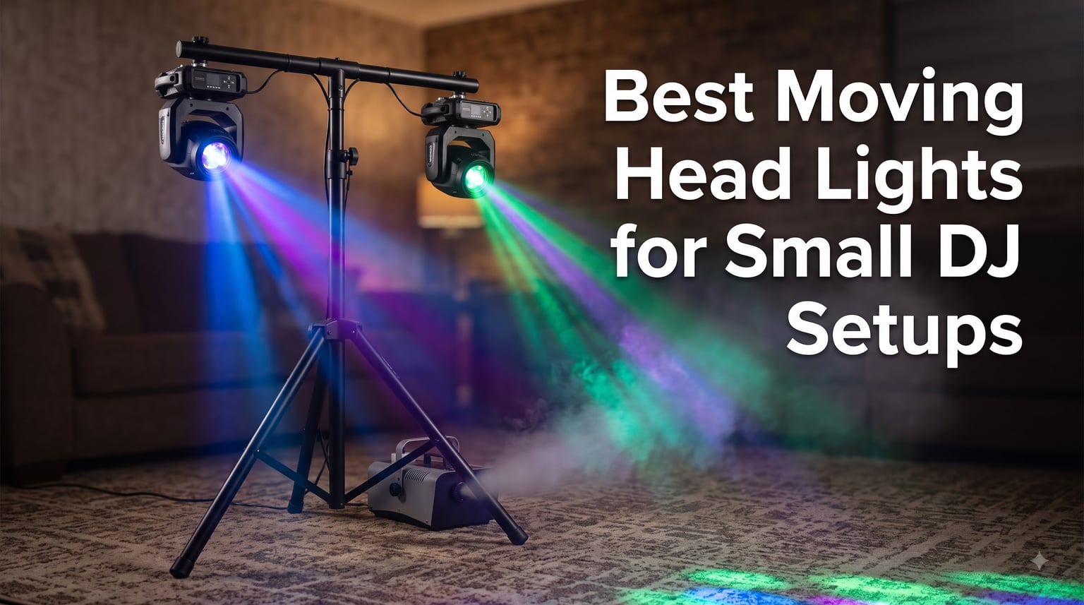 Best Moving Head Lights for Small DJ Setups
