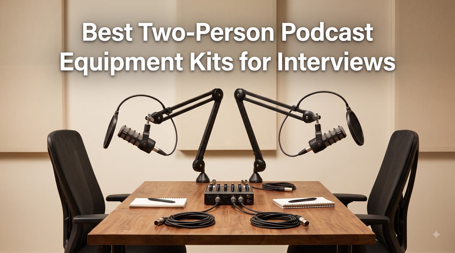 Best Two-Person Podcast Equipment Kits for Interviews