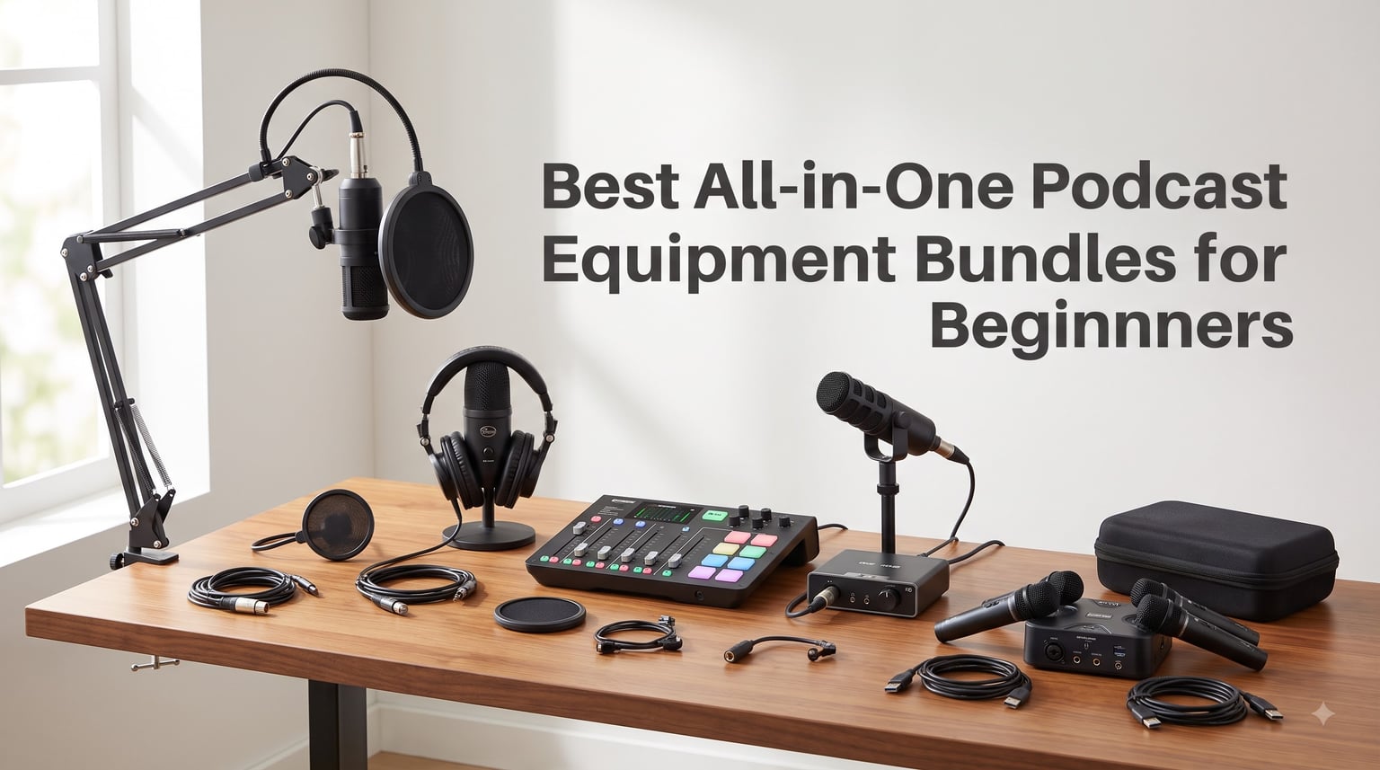 Best All-in-One Podcast Equipment Bundles for Beginners
