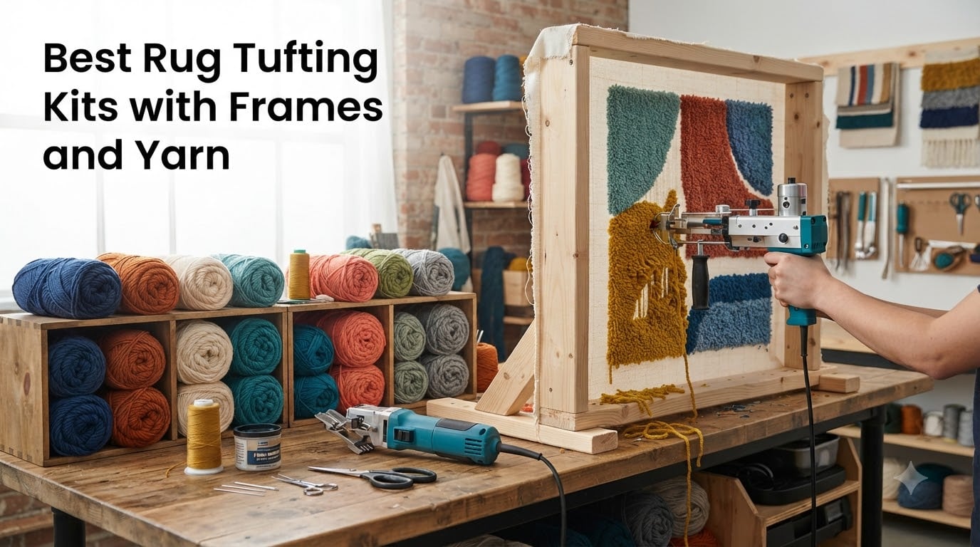 Best Rug Tufting Kits with Frames and Yarn