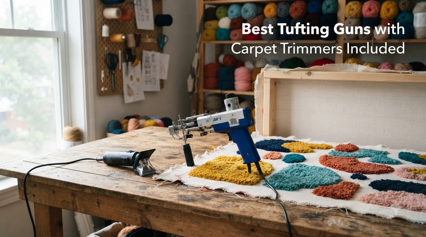 Best Tufting Guns with Carpet Trimmers Included