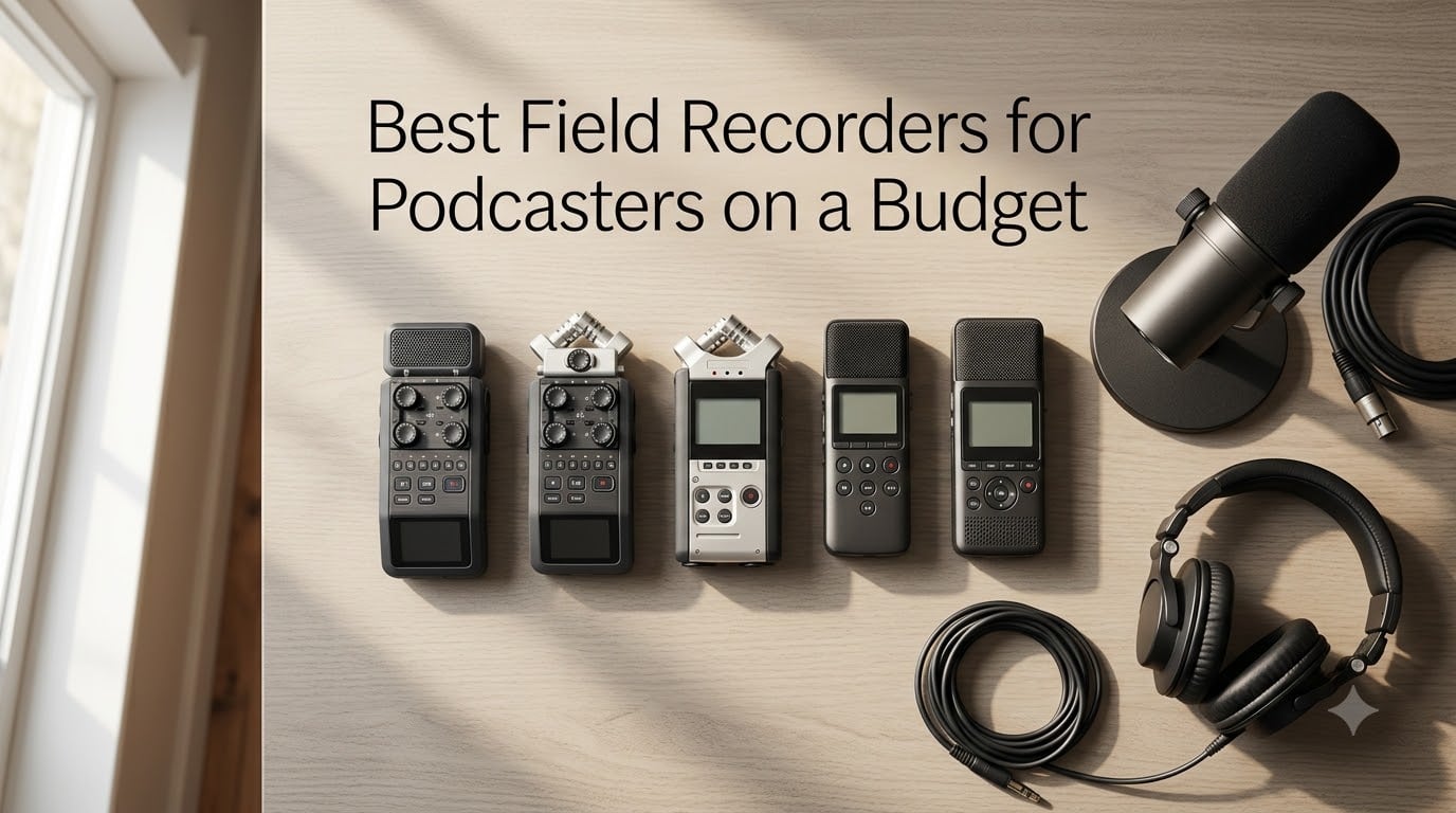 Best Field Recorders for Podcasters on a Budget