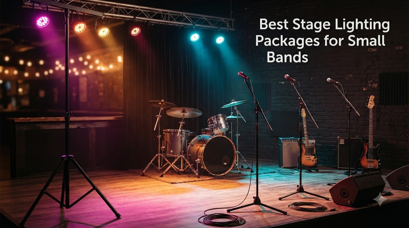 Best Stage Lighting Packages for Small Bands