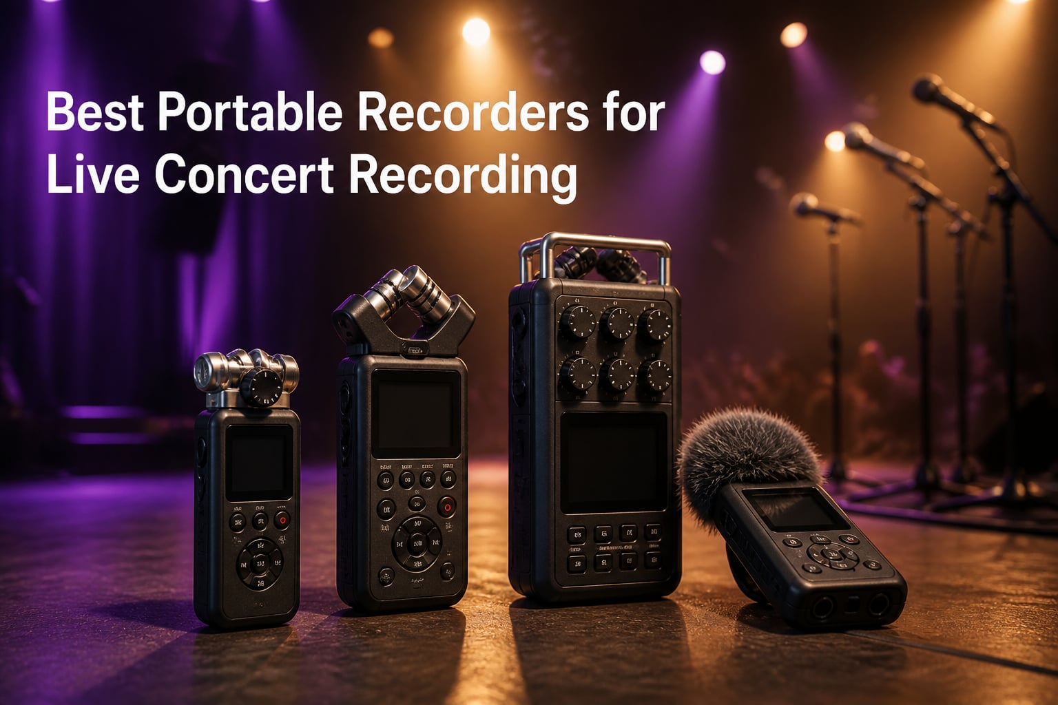 Best Portable Recorders for Live Concert Recording