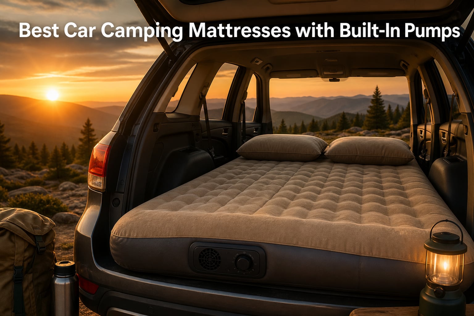Best Car Camping Mattresses with Built-In Pumps
