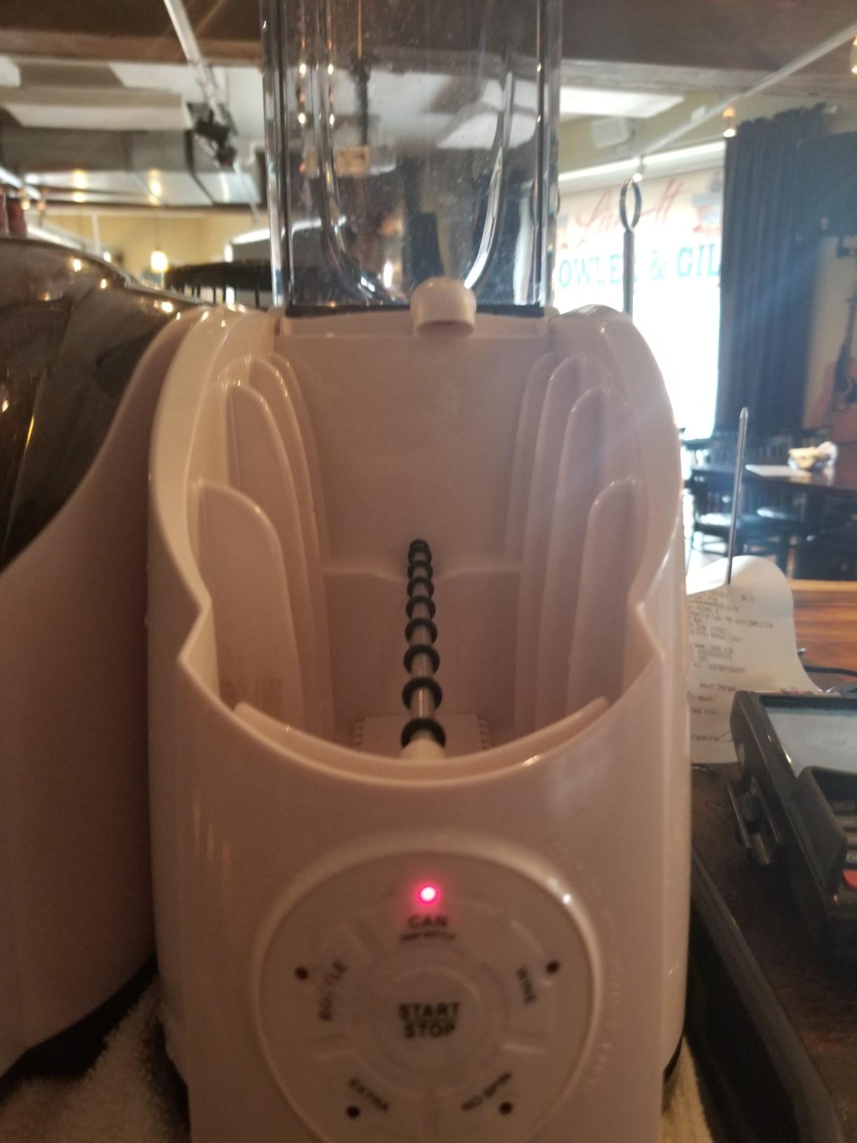 Cooper Cooler - Rapid Beverage & Wine Bottle Chiller for Home Bars & Dorms, Automatic Touchpad, Quick Chill Functionality, Efficient Ice & Water System, Perfect for Sodas, Beer, Wine - Silver customer photo 1