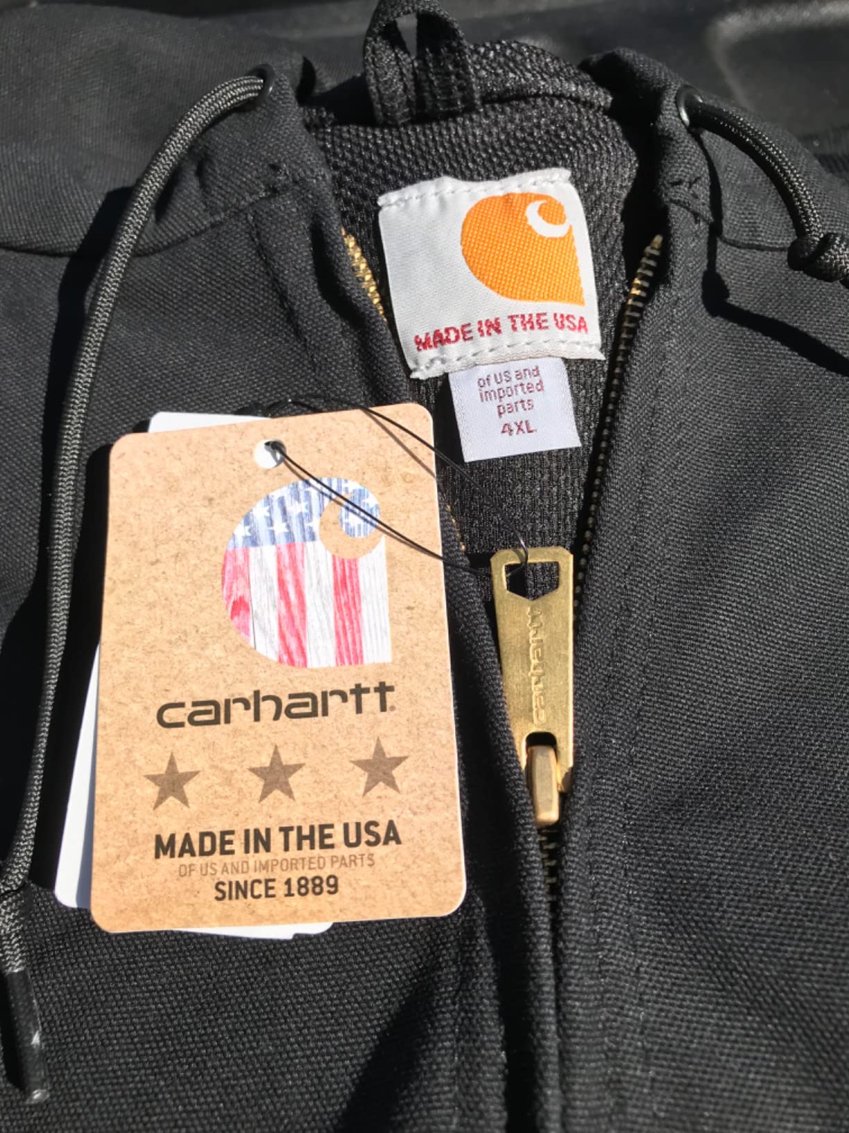 Carhartt Men's Loose Fit Firm Duck ThermalLined Active Jacket customer photo 2