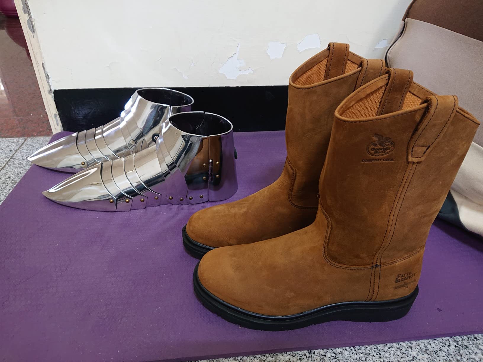 Georgia Boot Farm and Ranch Pull On Work Boot customer photo 2