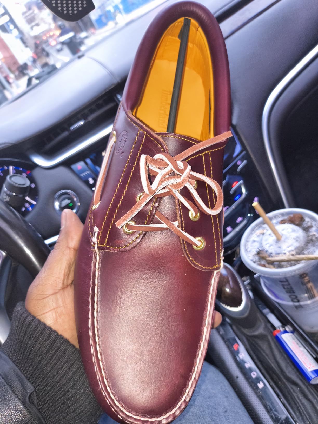 Timberland Men's Authentic 3-Eye Lug Handsewn Boat Shoes customer photo 2
