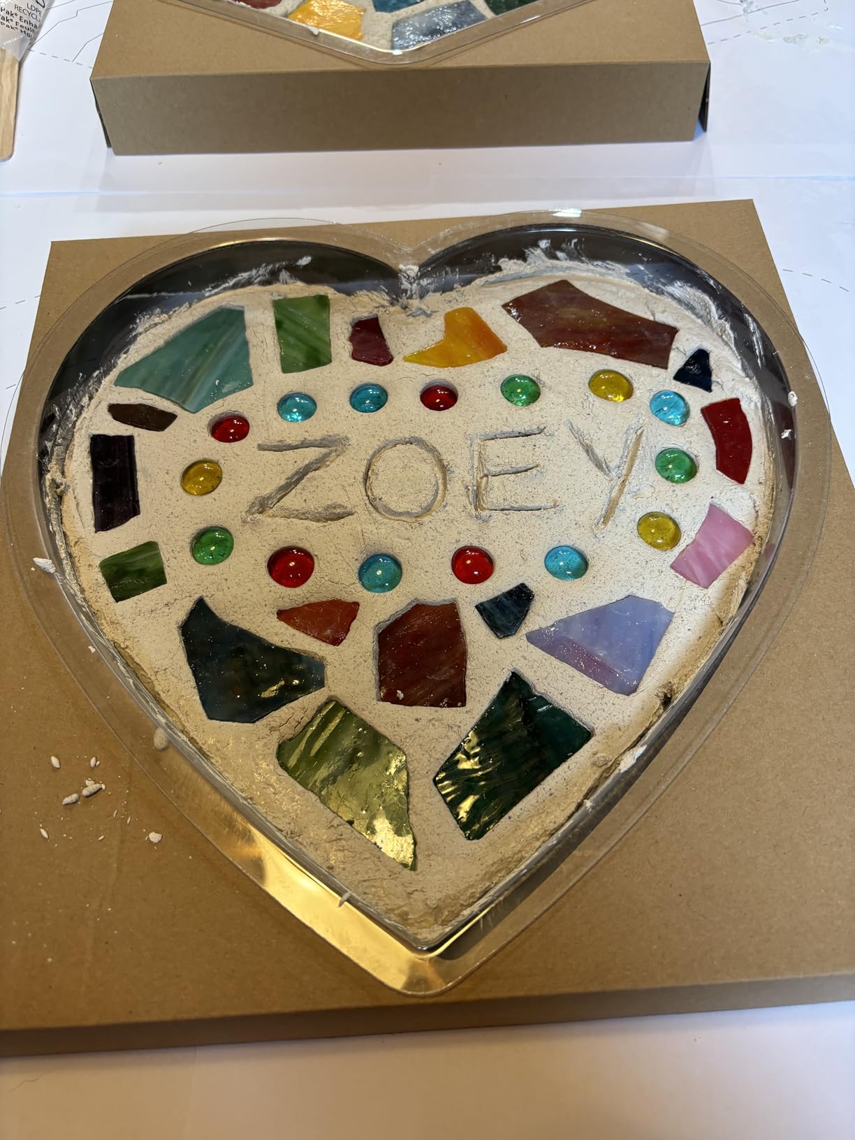 Mosaic Stepping Stone Kit, Garden customer photo 1