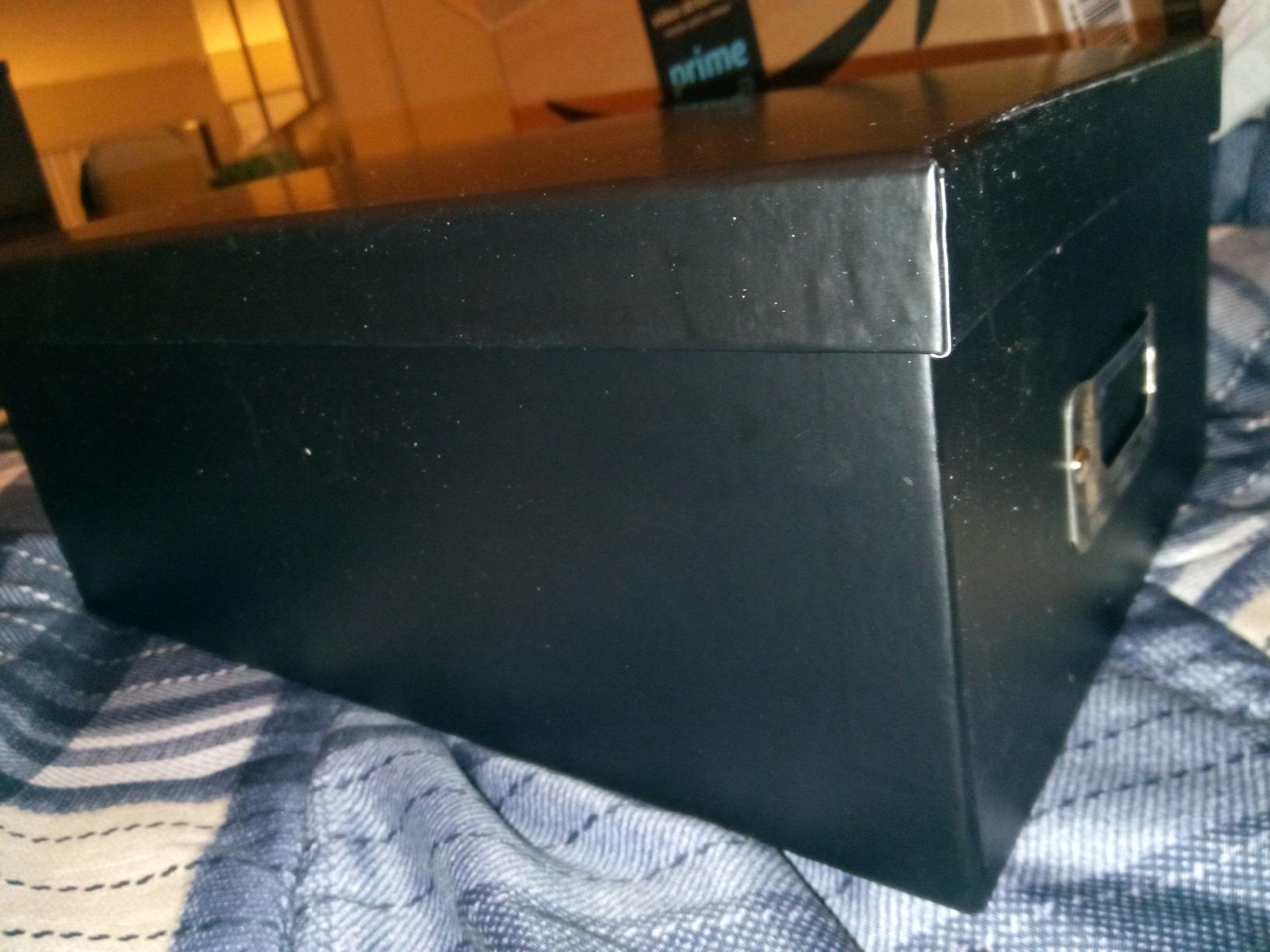 Pioneer Photo Albums Photo Storage Box, Black customer photo 1