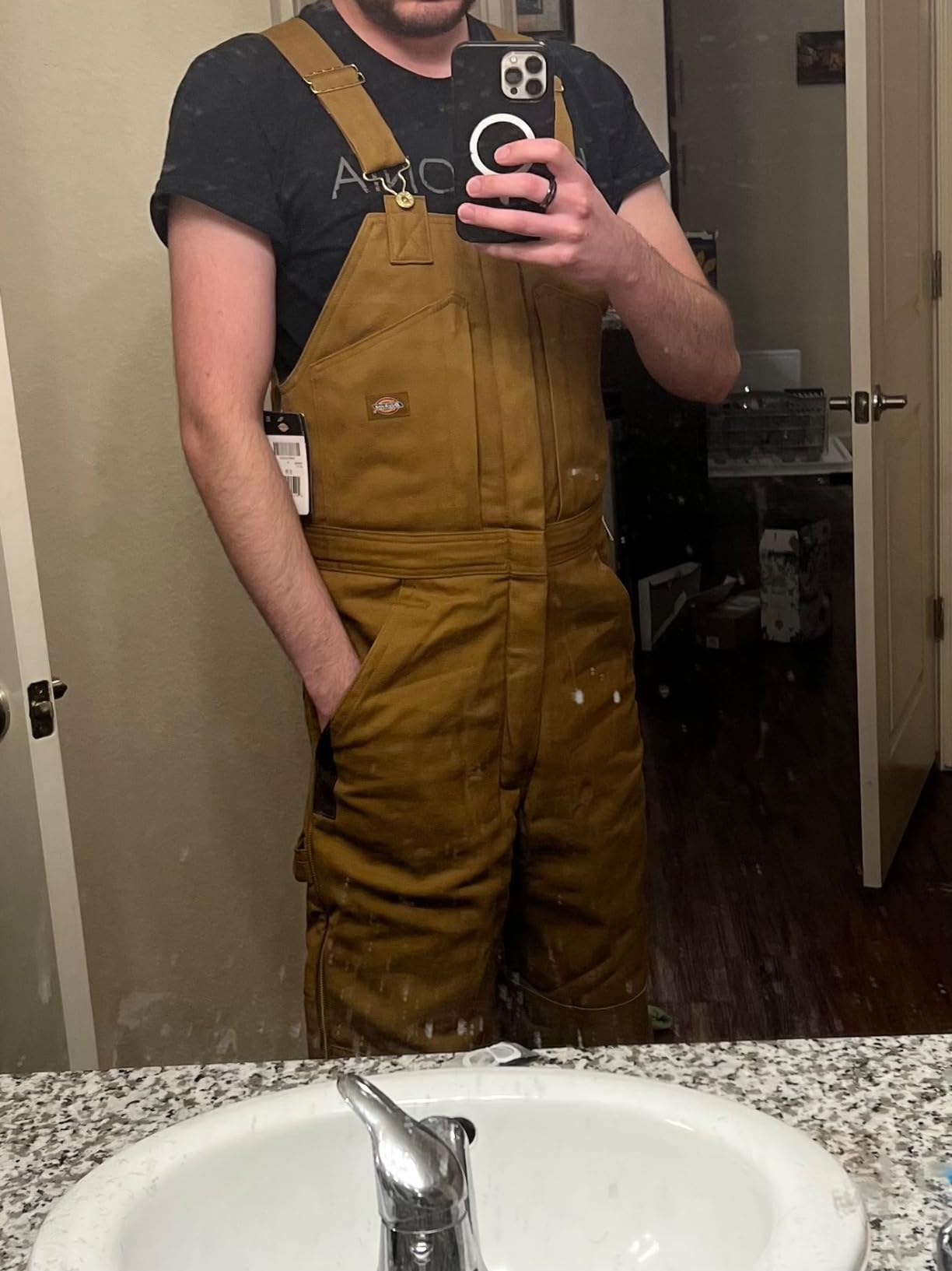 Dickies Men's Premium Insulated Duck Bib Overall customer photo 2