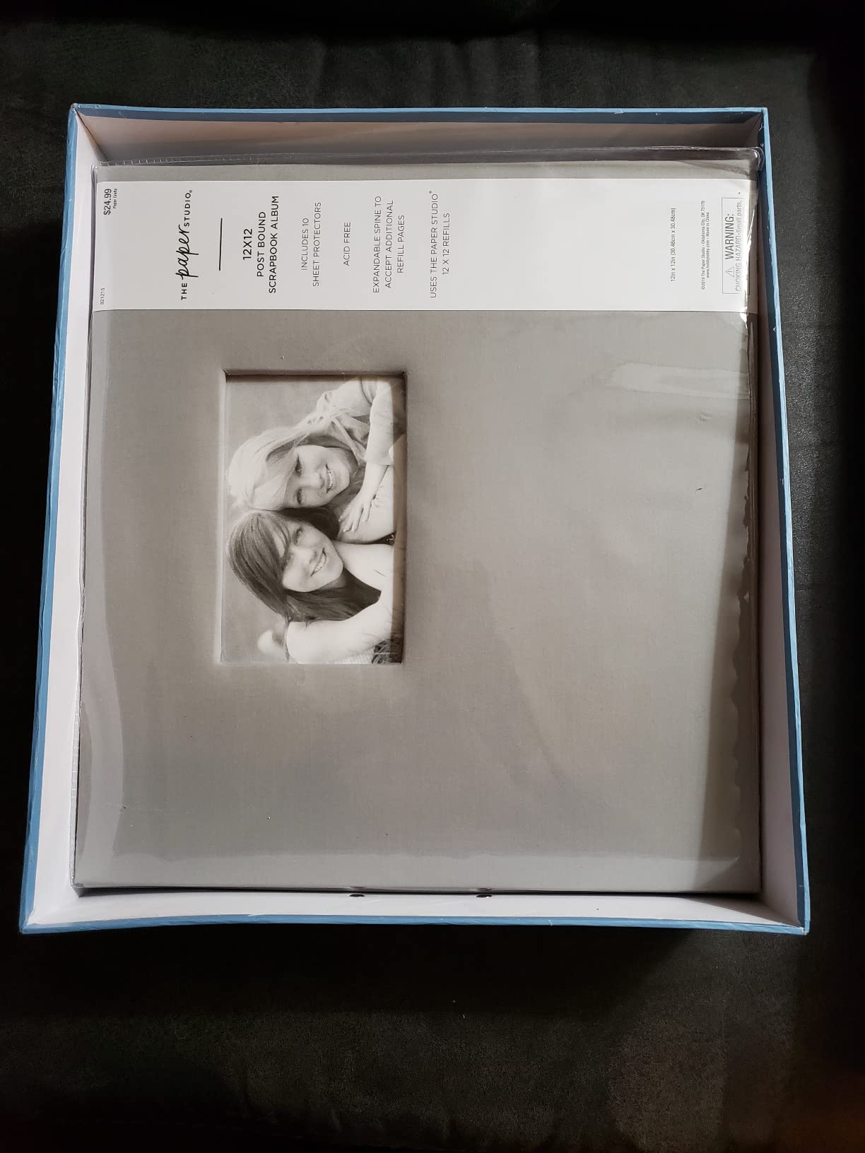 Pioneer Jumbo Scrapbook Storage Box, Sky Blue customer photo 1