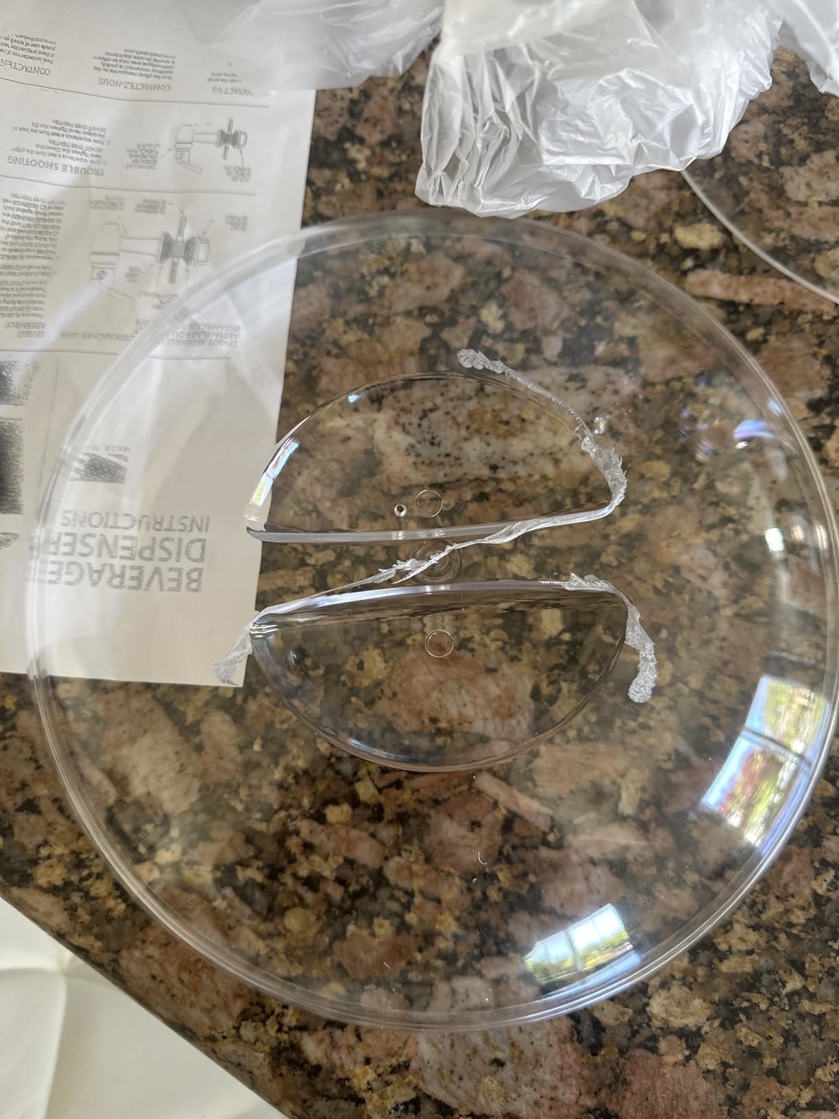 Creativeware 3-Gallon Beverage Dispenser - Poly Prop Beverage Dispenser, Clear customer photo 2