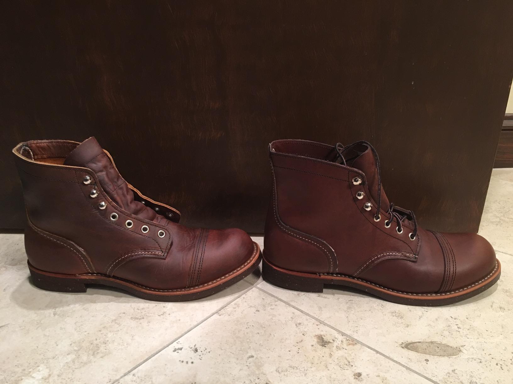 Red Wing Shoes Heritage Iron Ranger Men Boot customer photo 2