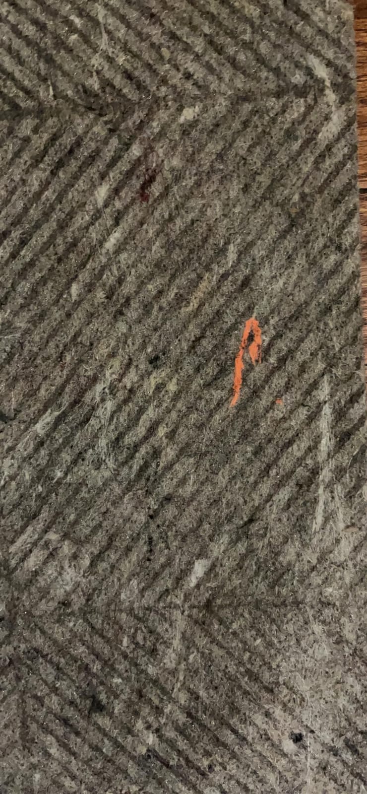 3'x5' Durahold Plus(TM) Felt and Rubber Rug Pad for Hard Floors - Includes Custom Cutting(see desc.) and RPFL (TM) Rug and Pad Care Guide customer photo 1