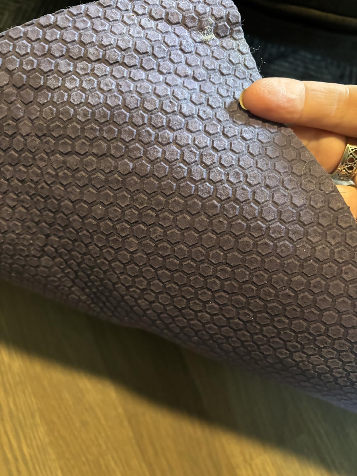 3'x5' Durahold Plus(TM) Felt and Rubber Rug Pad for Hard Floors - Includes Custom Cutting(see desc.) and RPFL (TM) Rug and Pad Care Guide customer photo 2