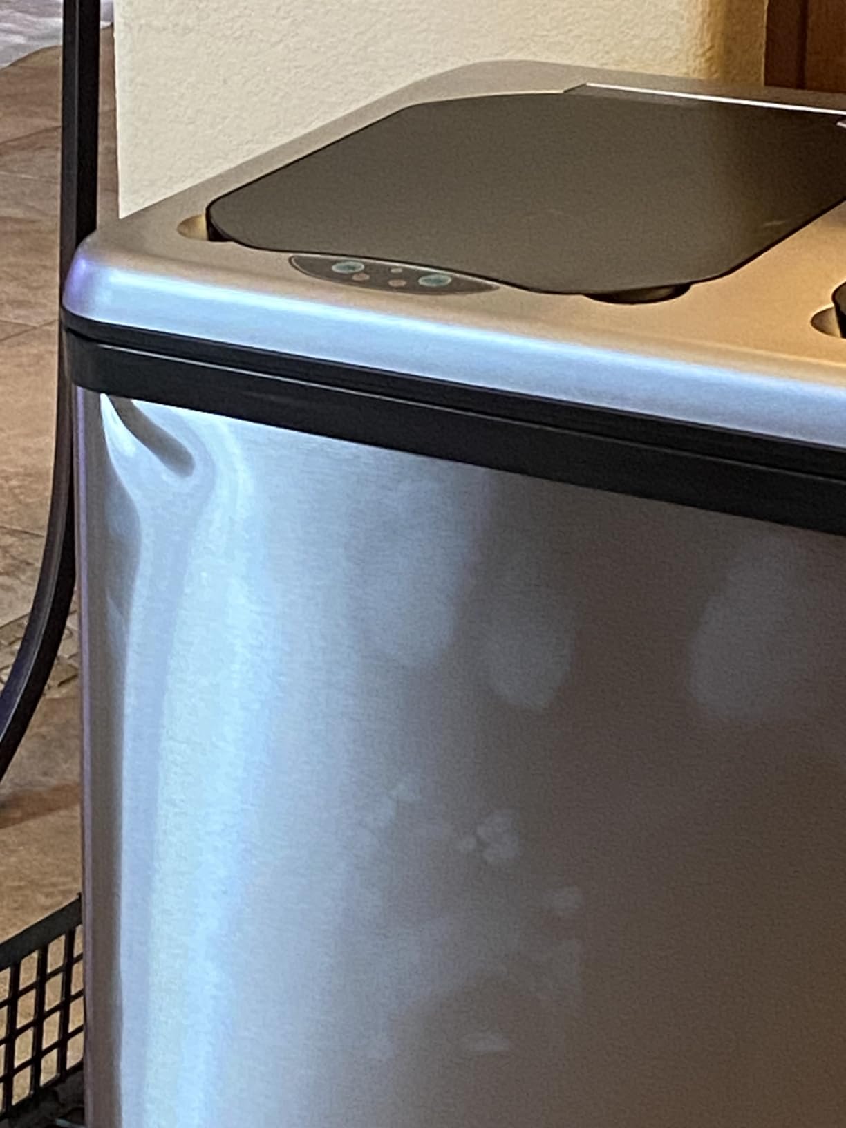 iTouchless 16 Gallon Dual Sensor Kitchen Trash Can & Recycle Bin w/Wheels | 61L Fingerprint-Proof Stainless Steel | Touchless 2x8 Gal Combo Compartment Recycling / Garbage Trashcan | Home, Office, Dorm customer photo 2