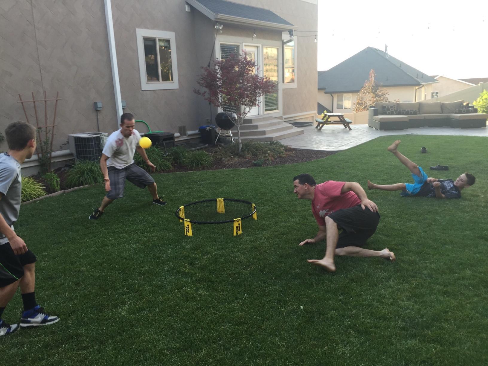 Spikeball 3 Ball Original Roundnet Game Set - Includes 3 Balls, net and Bag customer photo 2
