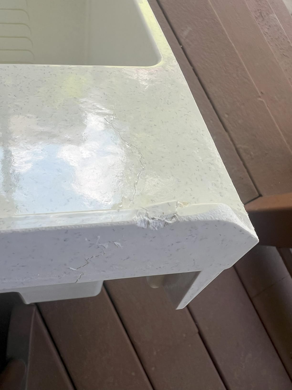Mustee 17W Utilatub Laundry Tub Wall Mount, 23.5-Inch x 23-Inch, White customer photo 1