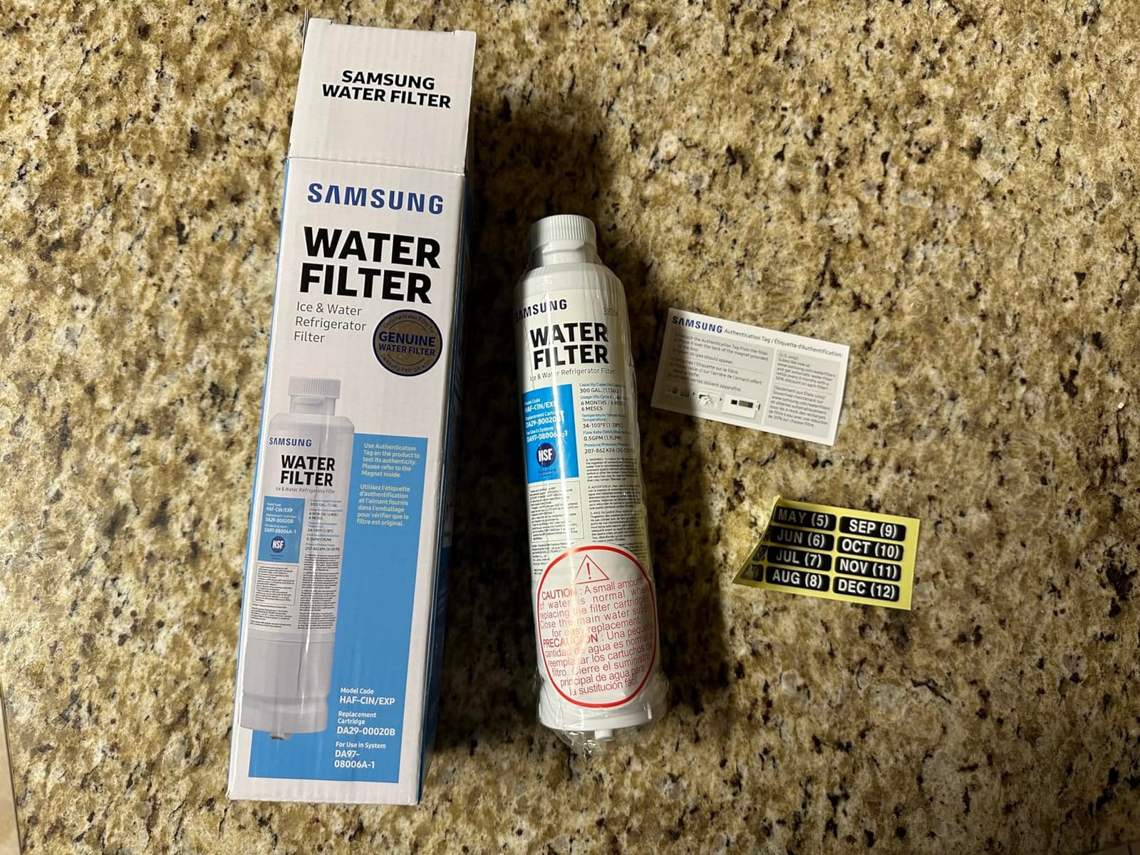 SAMSUNG Genuine Filter for Refrigerator Water and Ice, Carbon Block Filtration for Clean, Clear Drinking Water, 6-Month Life, HAF-CIN/EXP, 1 Pack customer photo 2