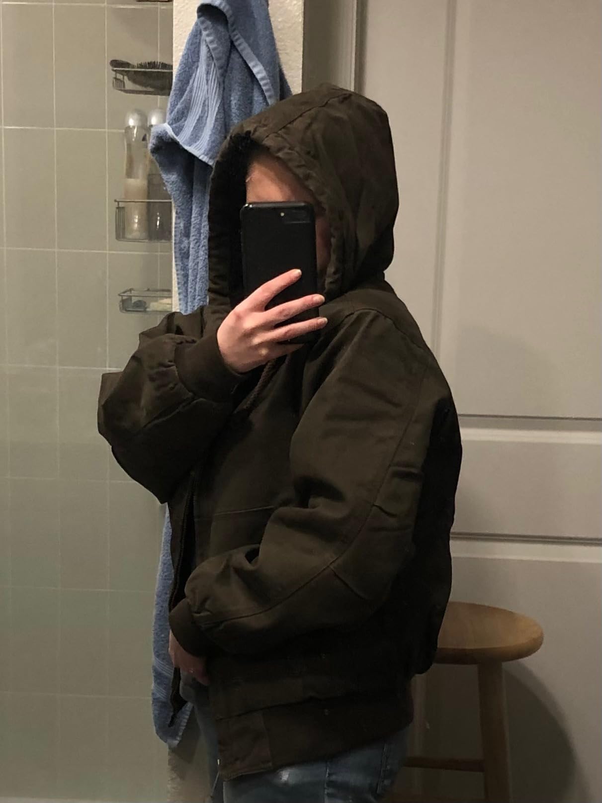 DRI Duck Torrent Mens Hooded Jacket customer photo 1