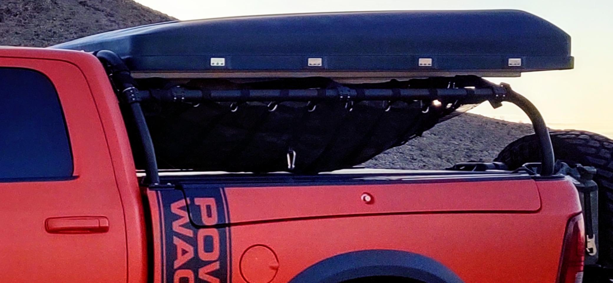 GLADIATOR CARGO NETS - Heavy Duty Cargo Net (WLL: 1,500 lbs) - Cargo Carrier - Truck Organizer - 5ft Bed (SGN-100) 4.75' x 6' customer photo 1