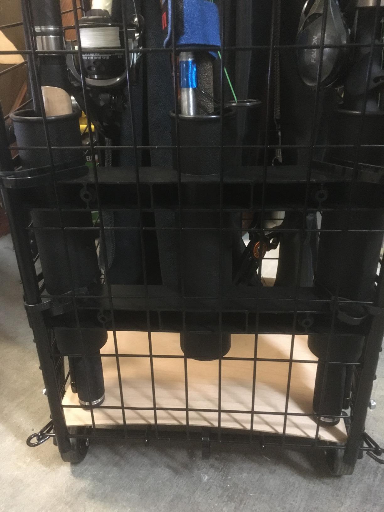 Berkley Tube Rod Rack, Tube Holder for 3 Rods or Combos, Corrosion Proof Durable Polyurethane Frame, Conveniently Save Space and Store Rods Securely and Safely customer photo 1