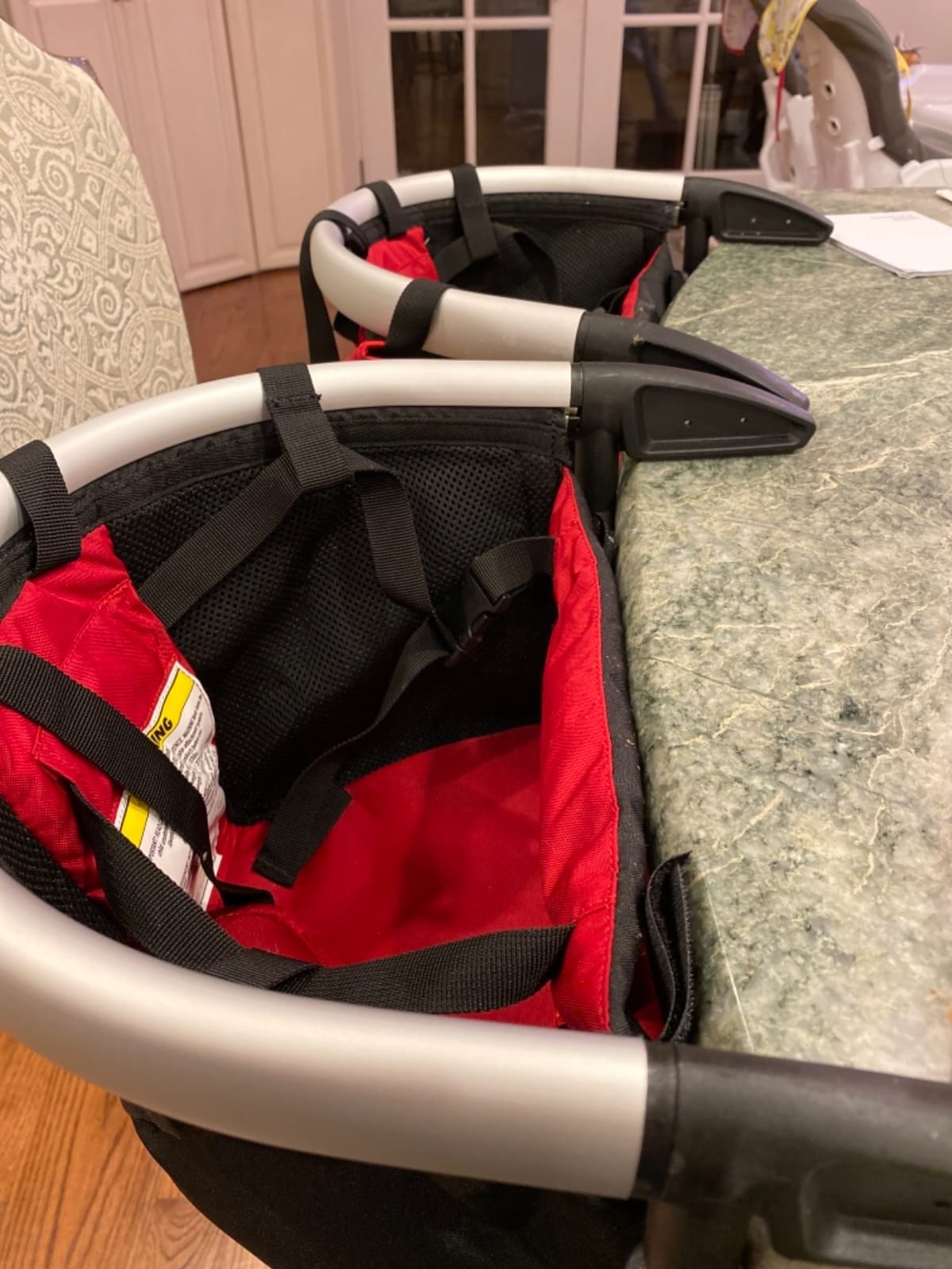 phil&teds lobster clip on portable high chair, black customer photo 2