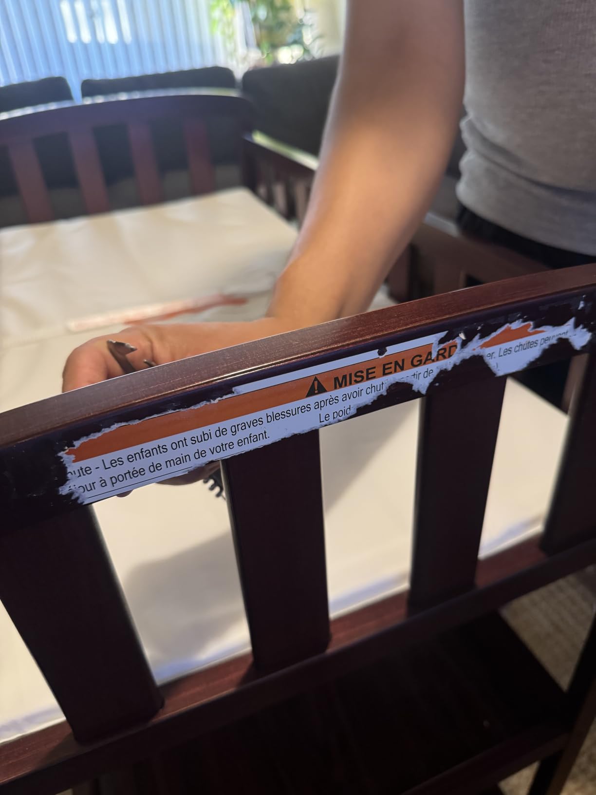 Dream On Me Emily Changing Table with Two Storage Shelves, White customer photo 1