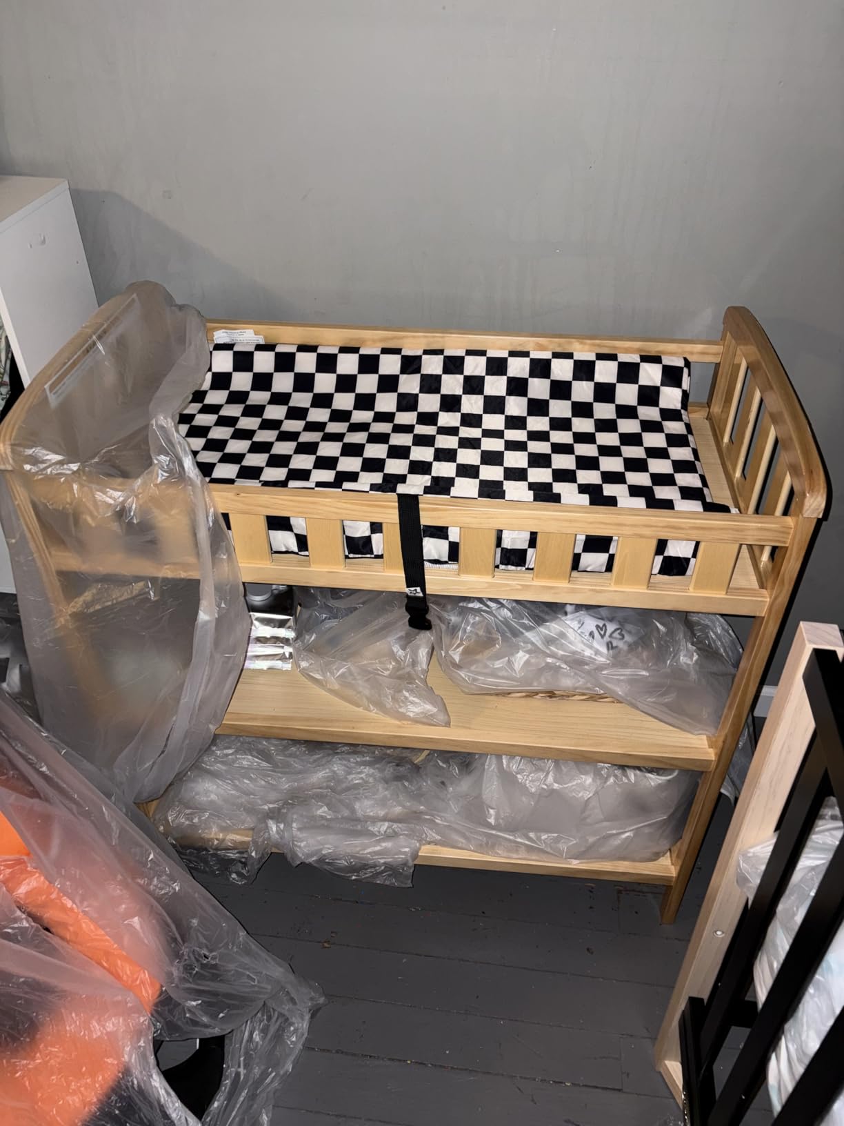 Dream On Me Emily Changing Table with Two Storage Shelves, White customer photo 2