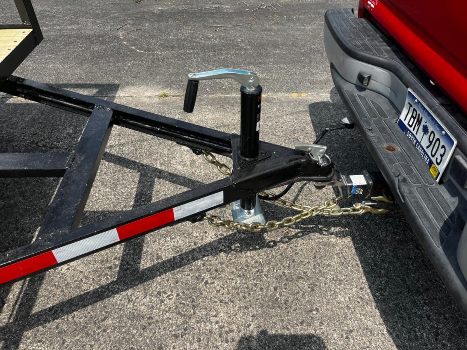 CURT 28250 A-Frame Trailer Jack, 5,000 lb Support, 14