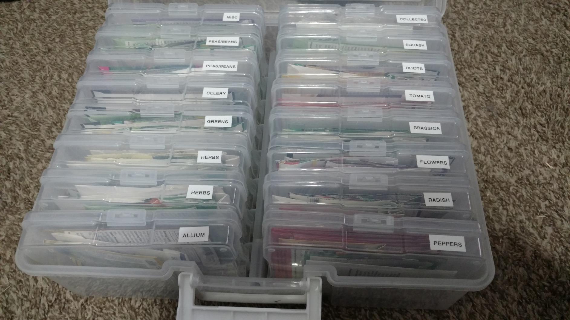IRIS USA Photo Storage Box |Made in USA| 16 Cases - Clear | Fits 4