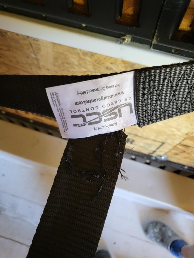 US Cargo Control Heavy Duty Cargo Net with Ratchets and E-Track Fittings, 42 Inches x 82 Inches with 8 Inch by 8 Inch Holes, Adjustable and Durable Truck Cargo Net Used for Large Enclosed Trailers customer photo 1