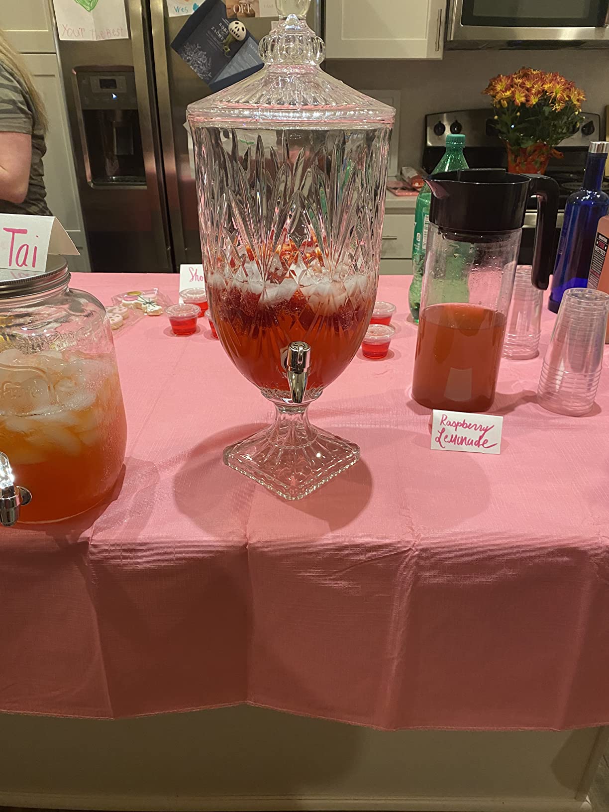 Godinger Iced Beverage Dispenser, Dublin Crystal Collection - 1 Gallon customer photo 2