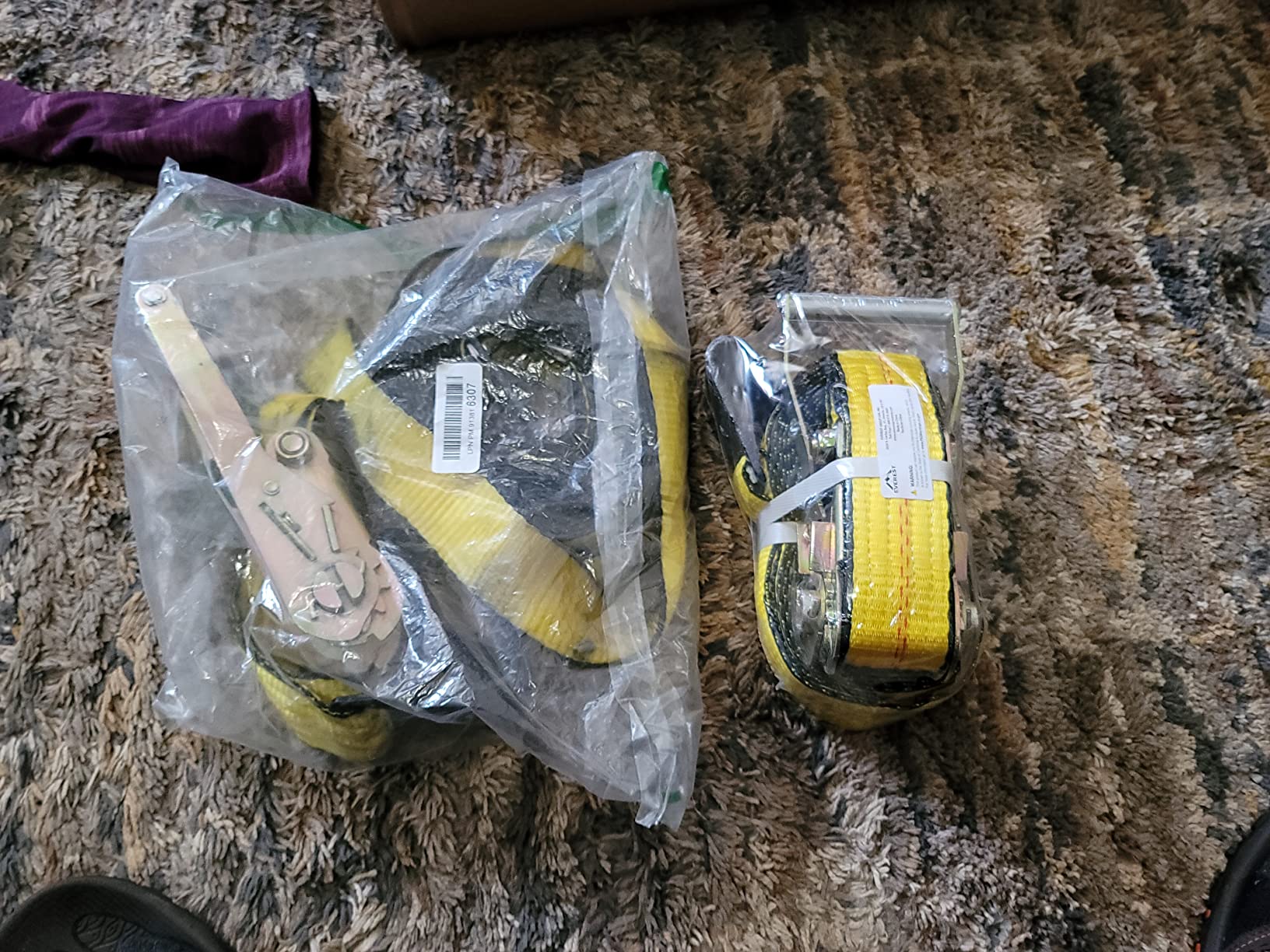 Everest S1022 Premium Ratchet Tie Down 1 PK 2 IN. X 27 FT 3333 LBS. Working Load 10000 LBS. Break Strength Flat-Hook Cargo Straps customer photo 1