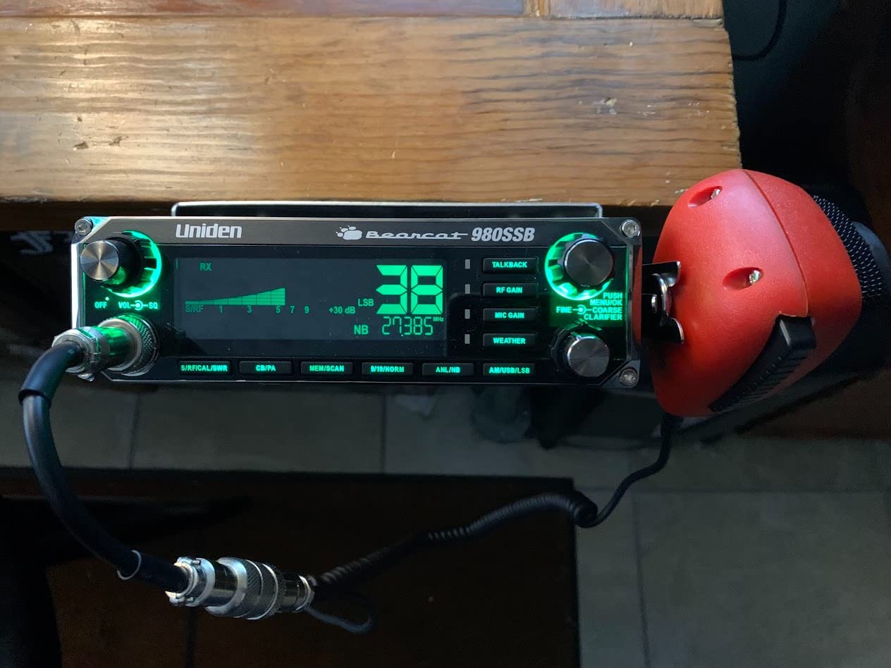 Uniden BEARCAT 980 40-Channel SSB CB Radio with Sideband NOAA WeatherBand, 7-Color Digital Display PA/CB Switch and Noise Cancelling Mic, Wireless Mic Compatible customer photo 1