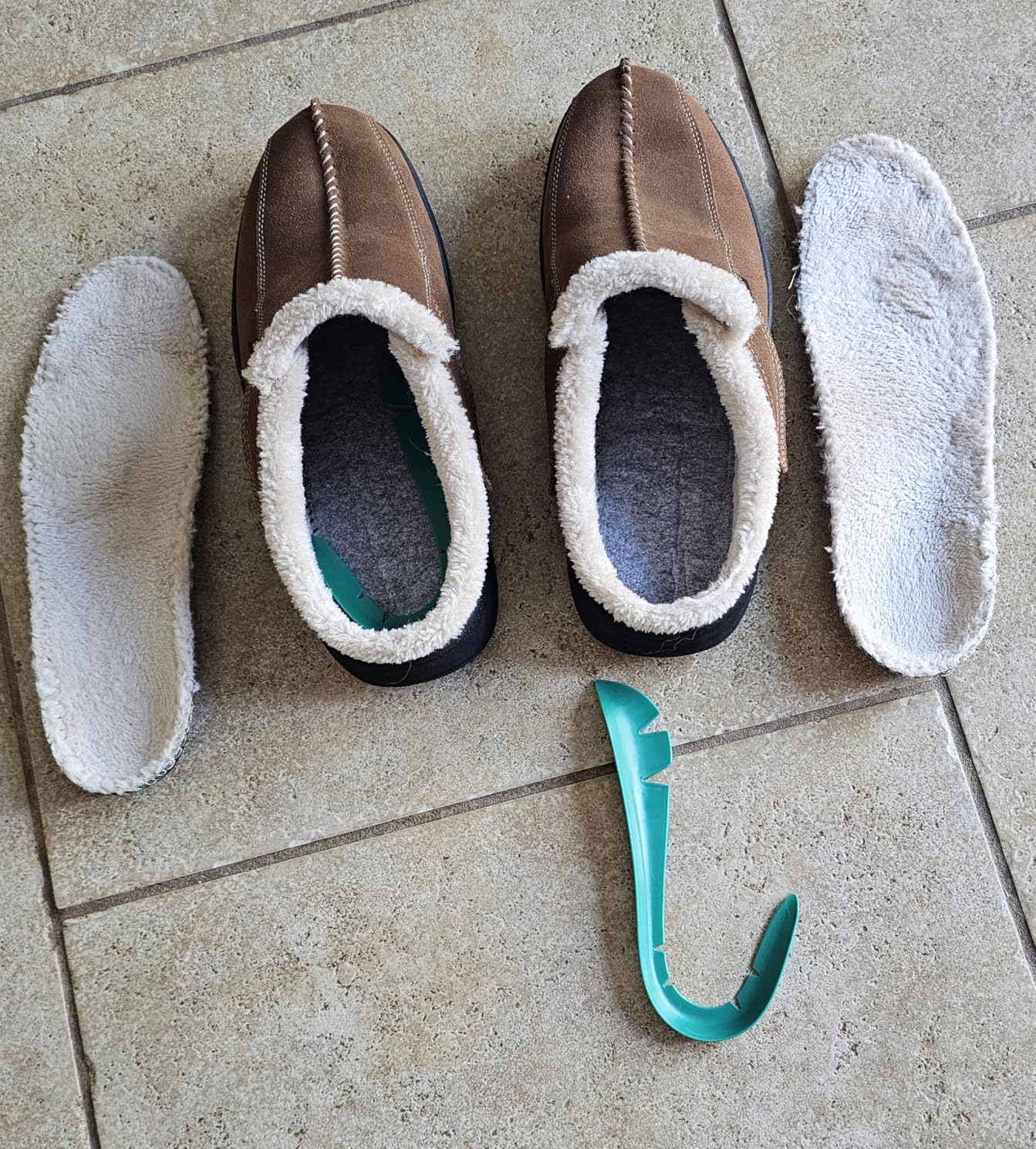 Orthofeet Asheville Orthopedic Men House Slippers customer photo 2