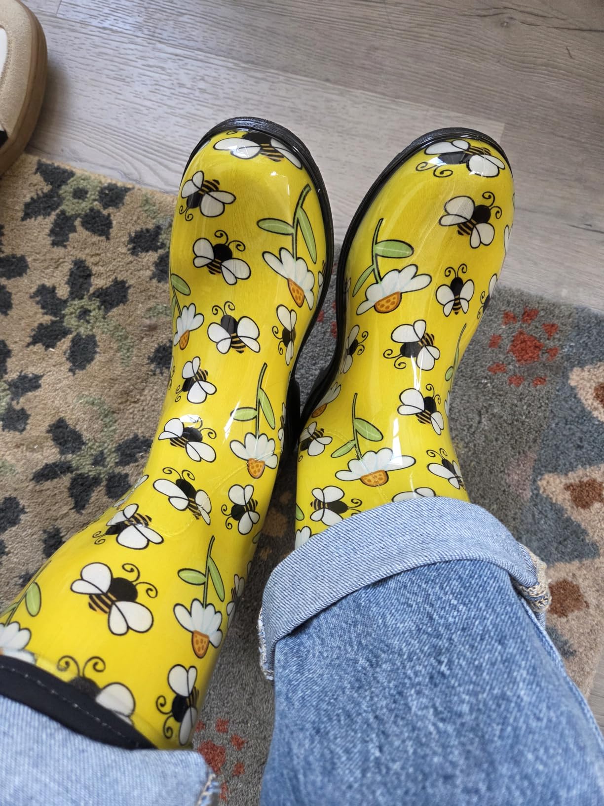 Sloggers Waterproof Garden Rain Boots for Women - Cute MidCalf Boots customer photo 1