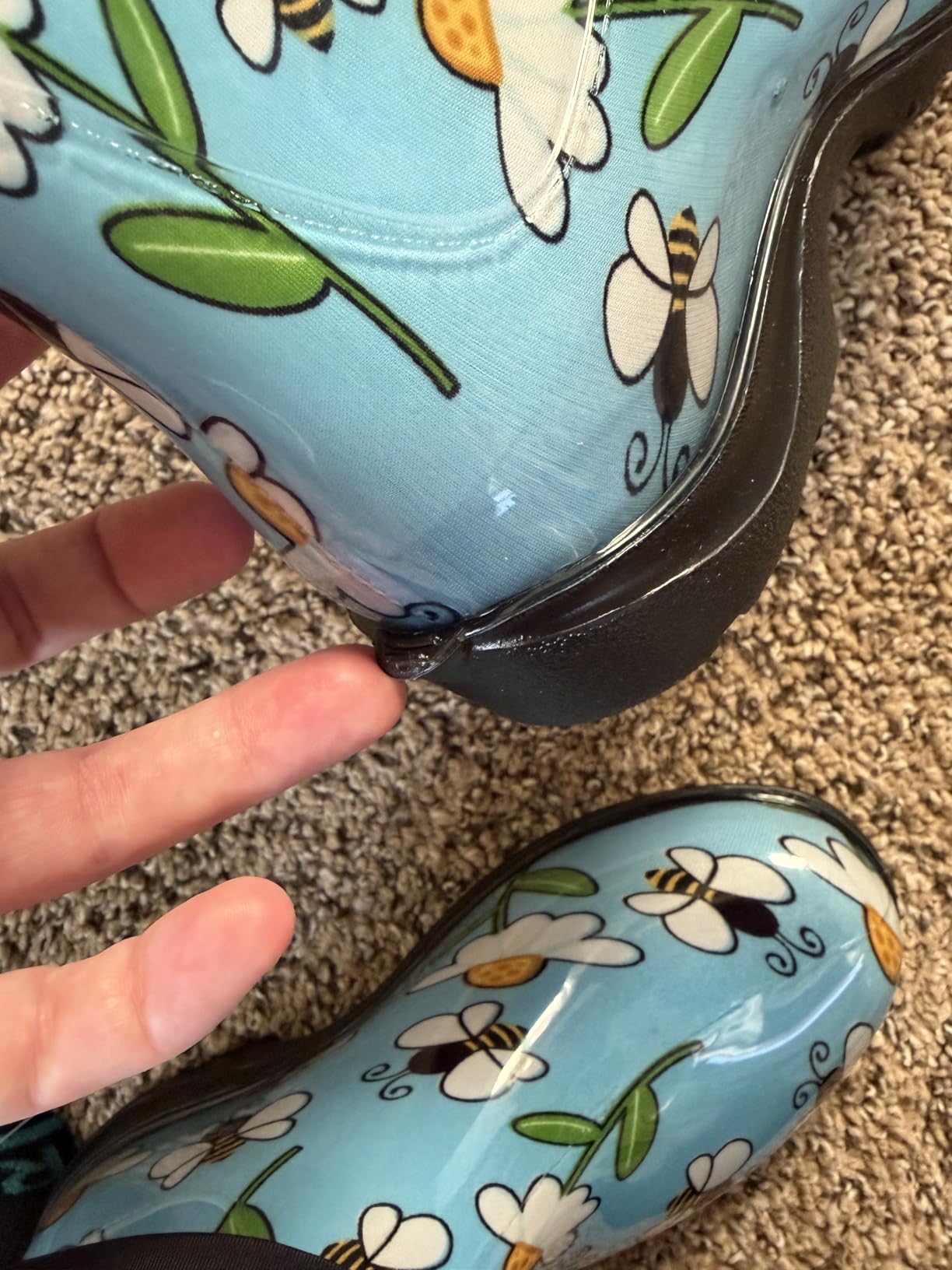 Sloggers Waterproof Garden Rain Boots for Women - Cute MidCalf Boots customer photo 2