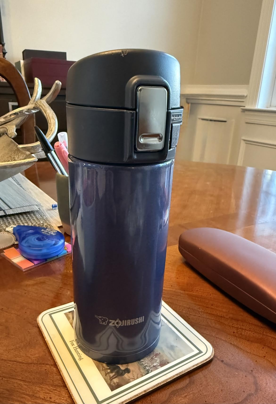 Zojirushi Stainless Steel Mug, Black, 16 Ounce customer photo 1