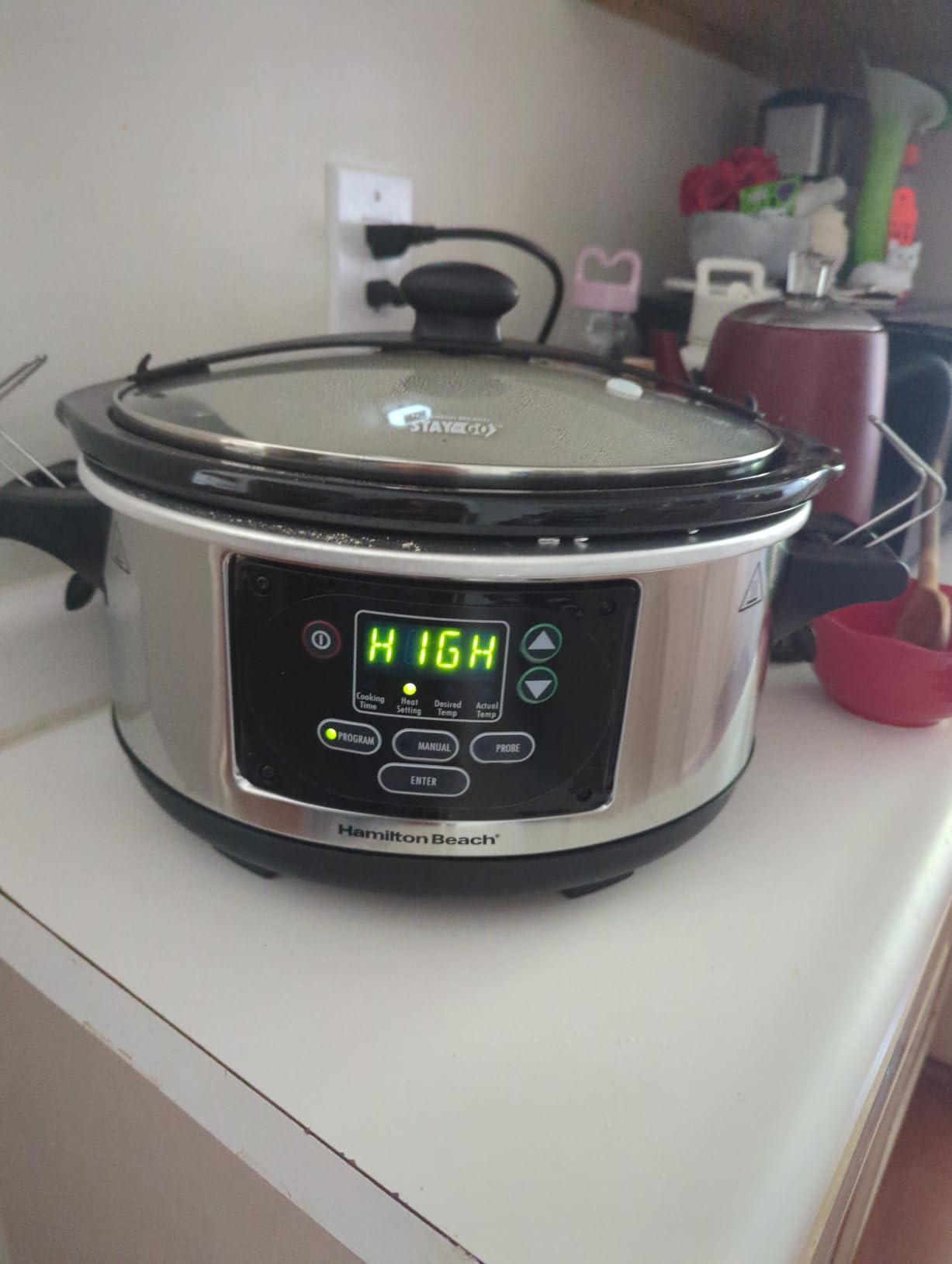 Hamilton Beach Portable 6 Quart Set & Forget Programmable Slow Cooker customer photo 1